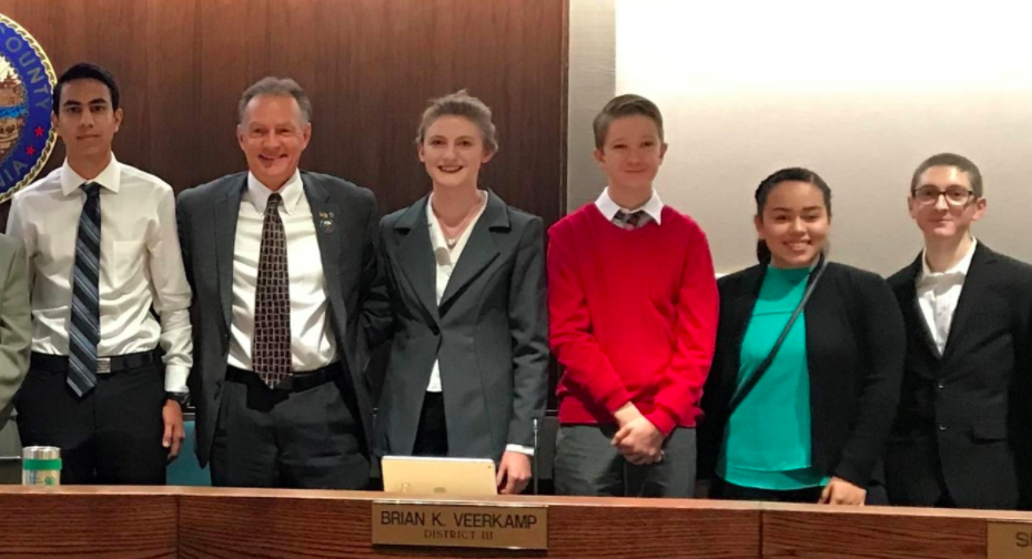 Youth Commissioners Host Board of Supervisors and County Superintendent of Schools